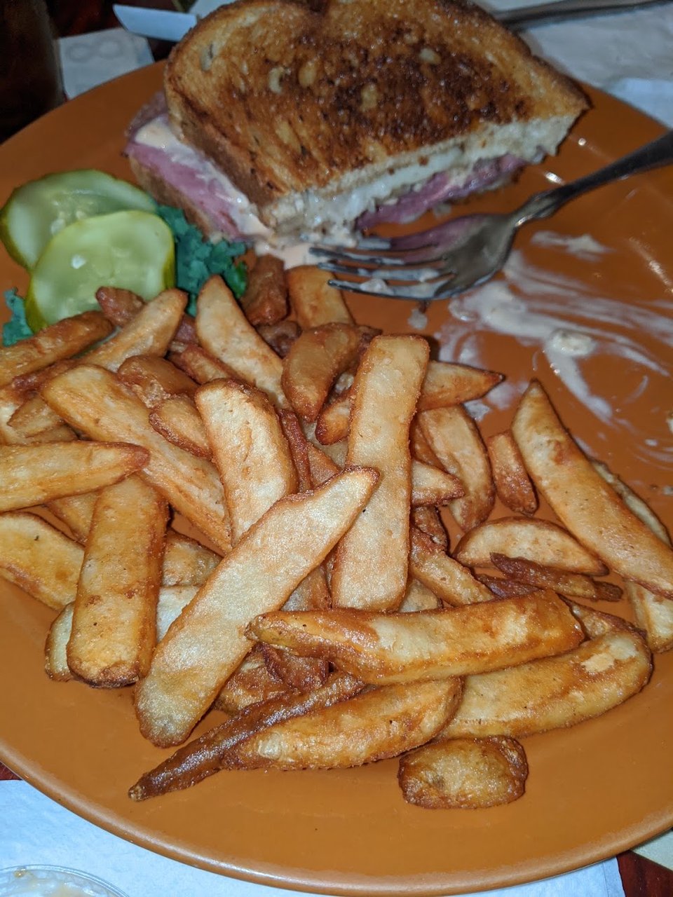 Reuben with Fries